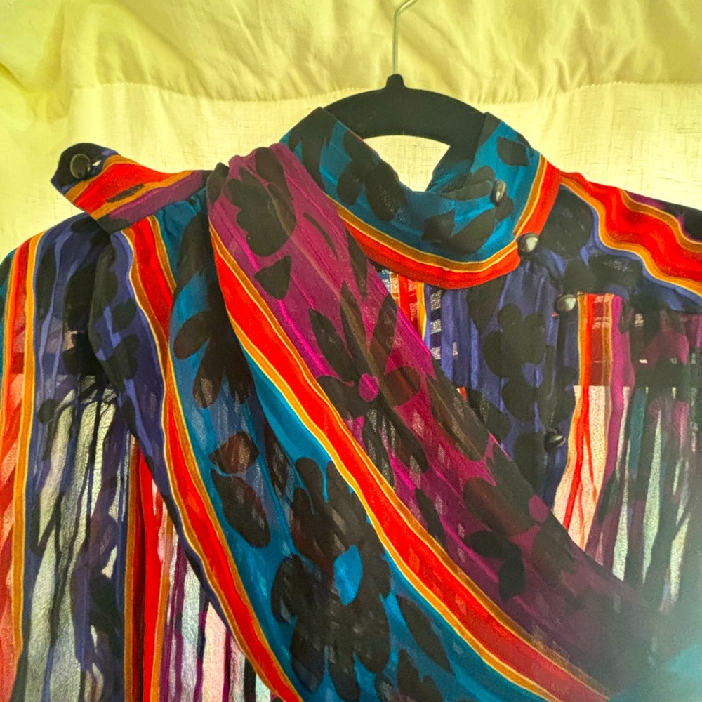 LILLIE RUBIN silk blouse